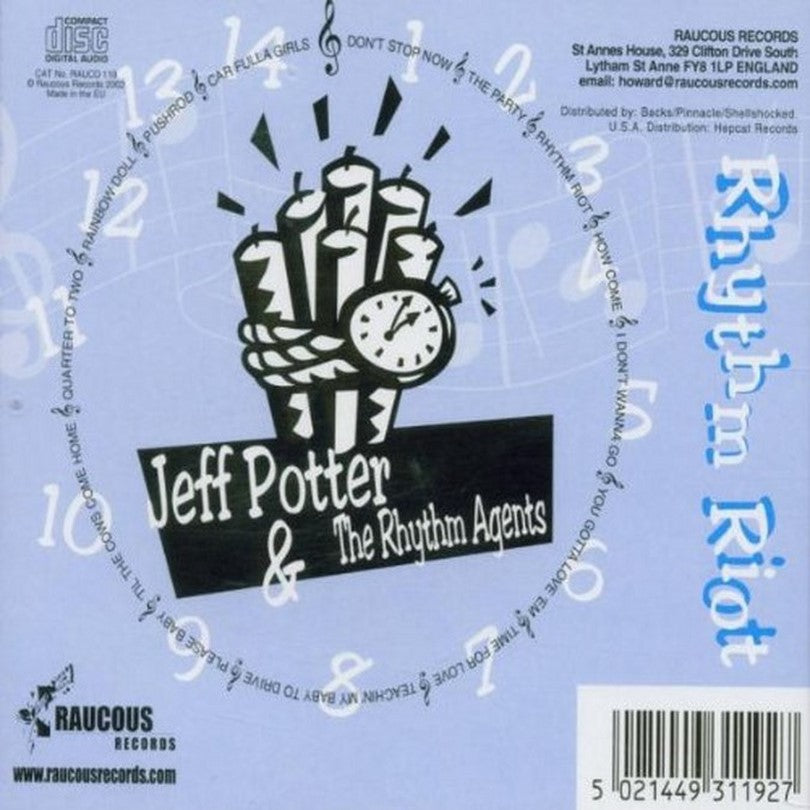 CD - Jeff Potter & The Rhythm Agents - Rhythm Riot