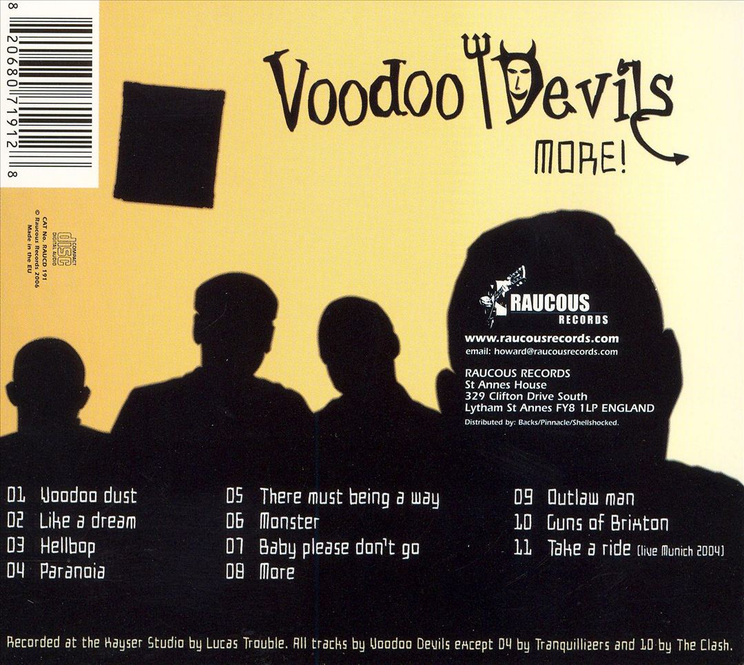 CD - Voodoo Devils - More!