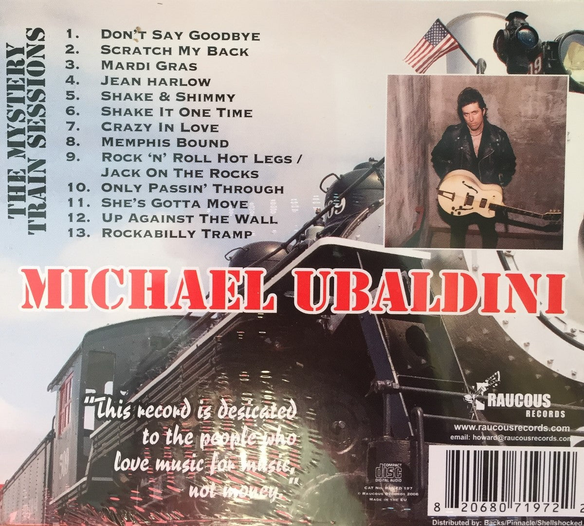 CD - Michael Ubaldini - The Mystery Train Sessions