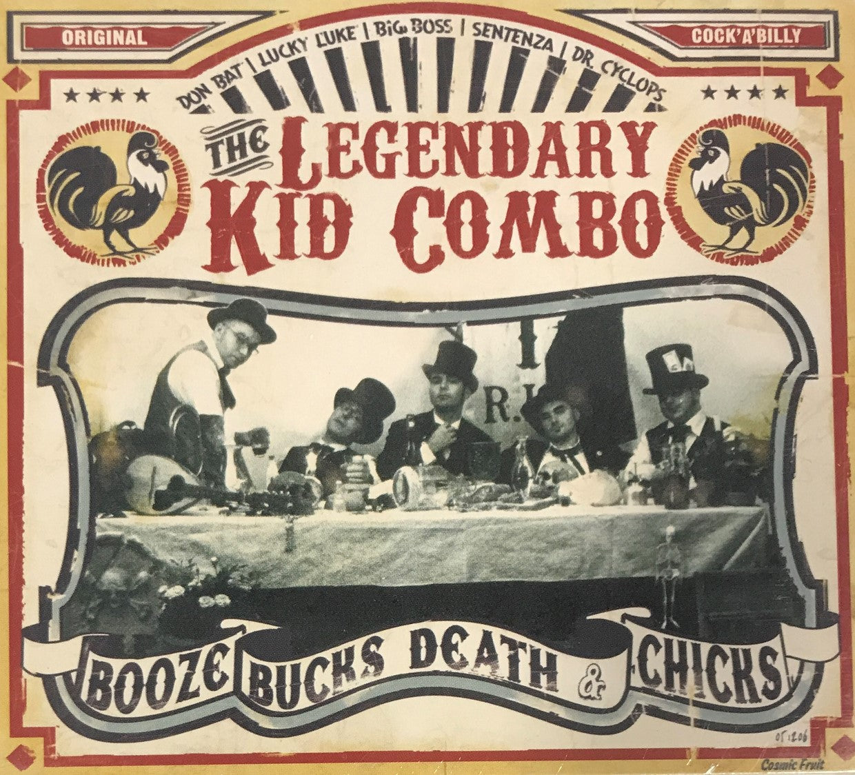 CD - Legendary Kid Combo - Booze, Bucks, Death & Chicks