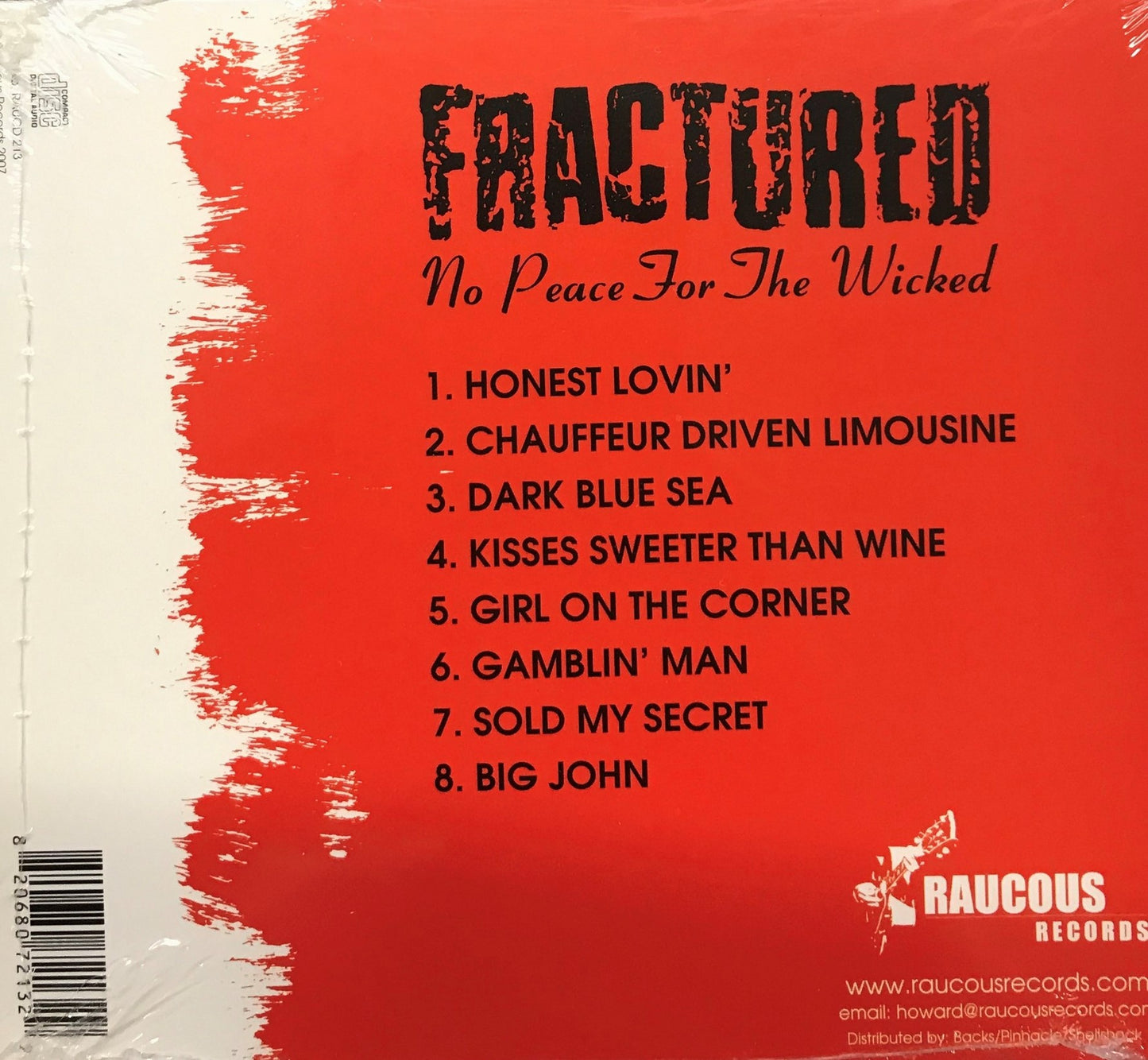 CD - Fractured - No Peace For The Wicked