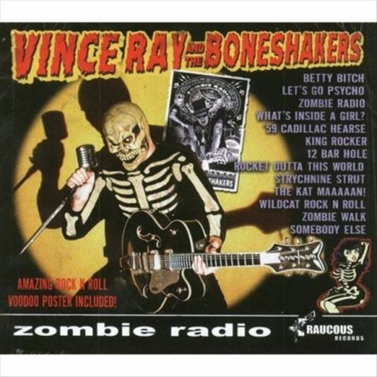 CD - Vince Ray & The Boneshakers - Zombie Radio