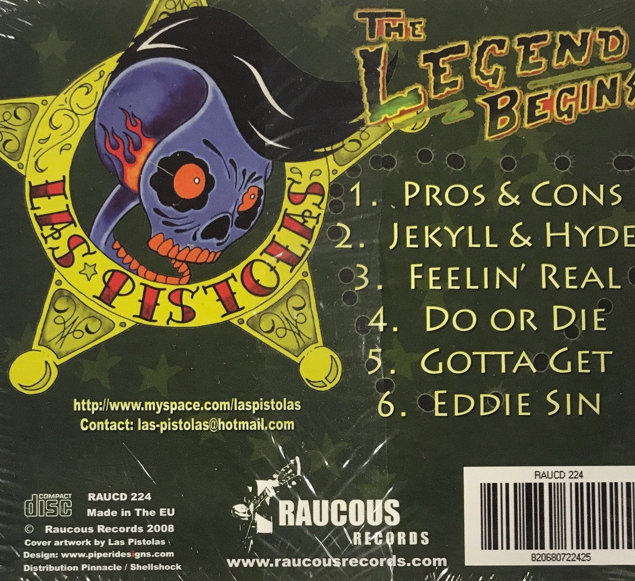 CD - Las Pistolas - The Legend Begins