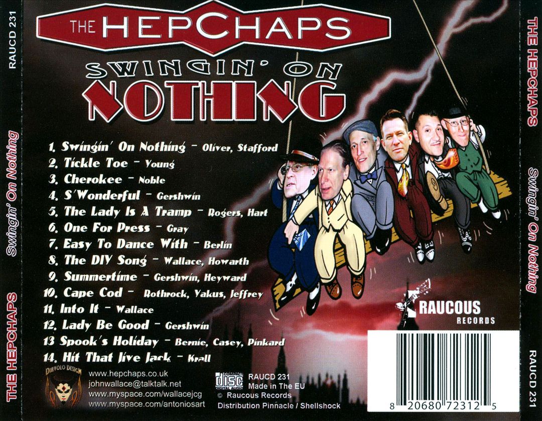 CD - Hepchaps - Swingin' On Nothing