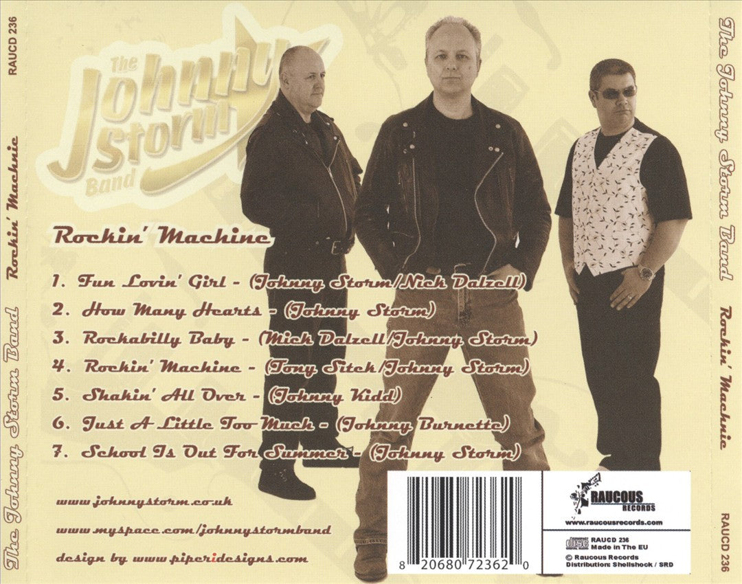 CD - Johnny Storm - Rockin' Machine