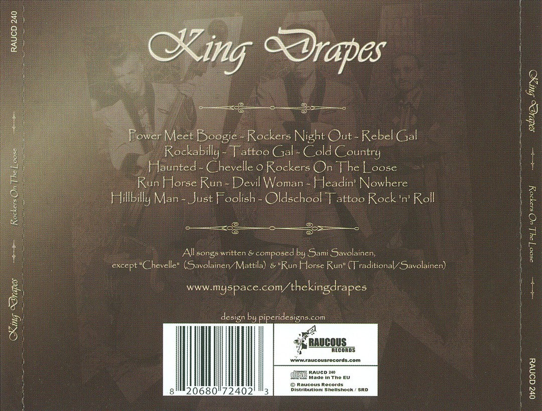 CD - King Drapes - Rockers On The Loose