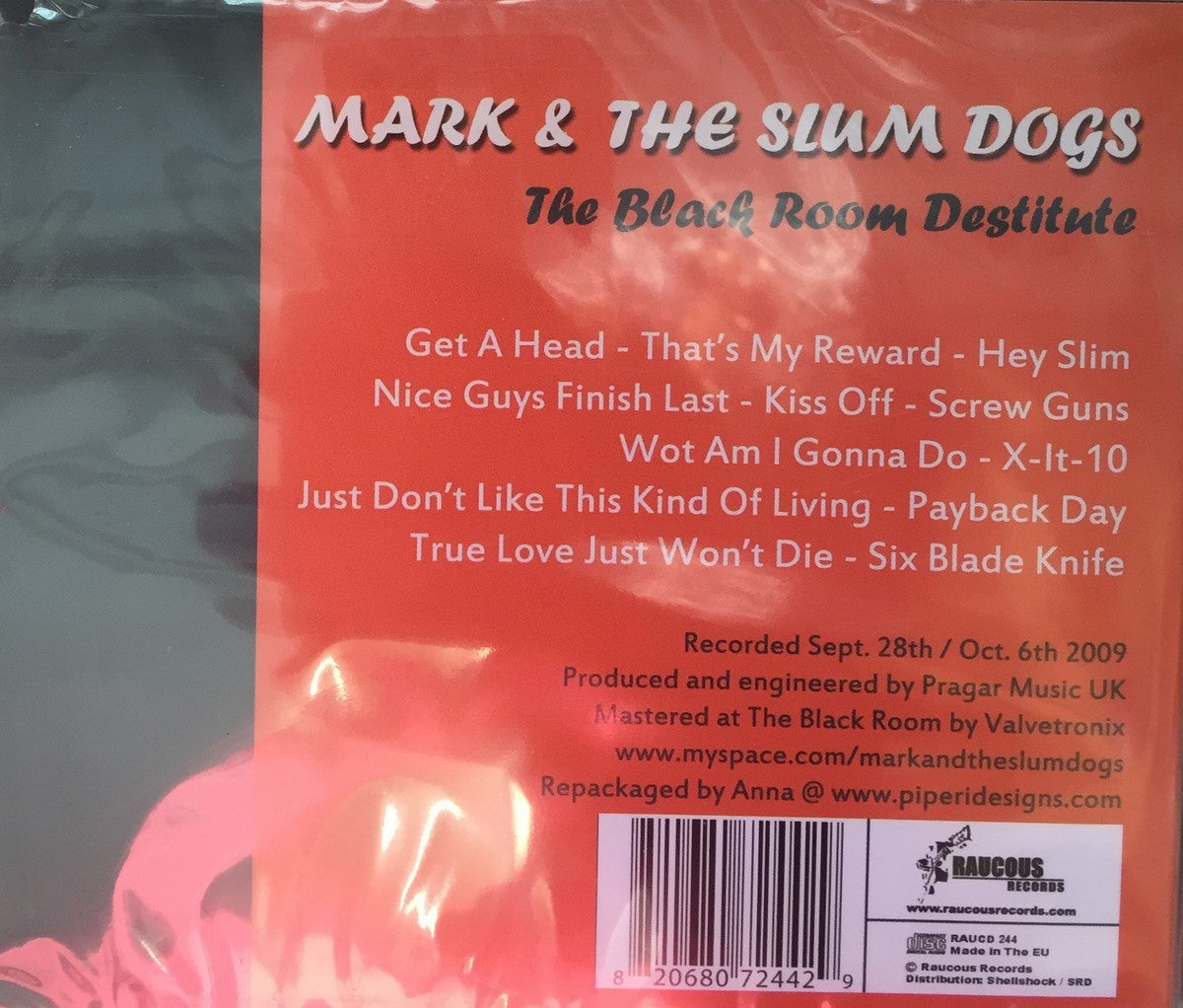 CD - Mark & The Slum Dogs - Black Bottom Destitute