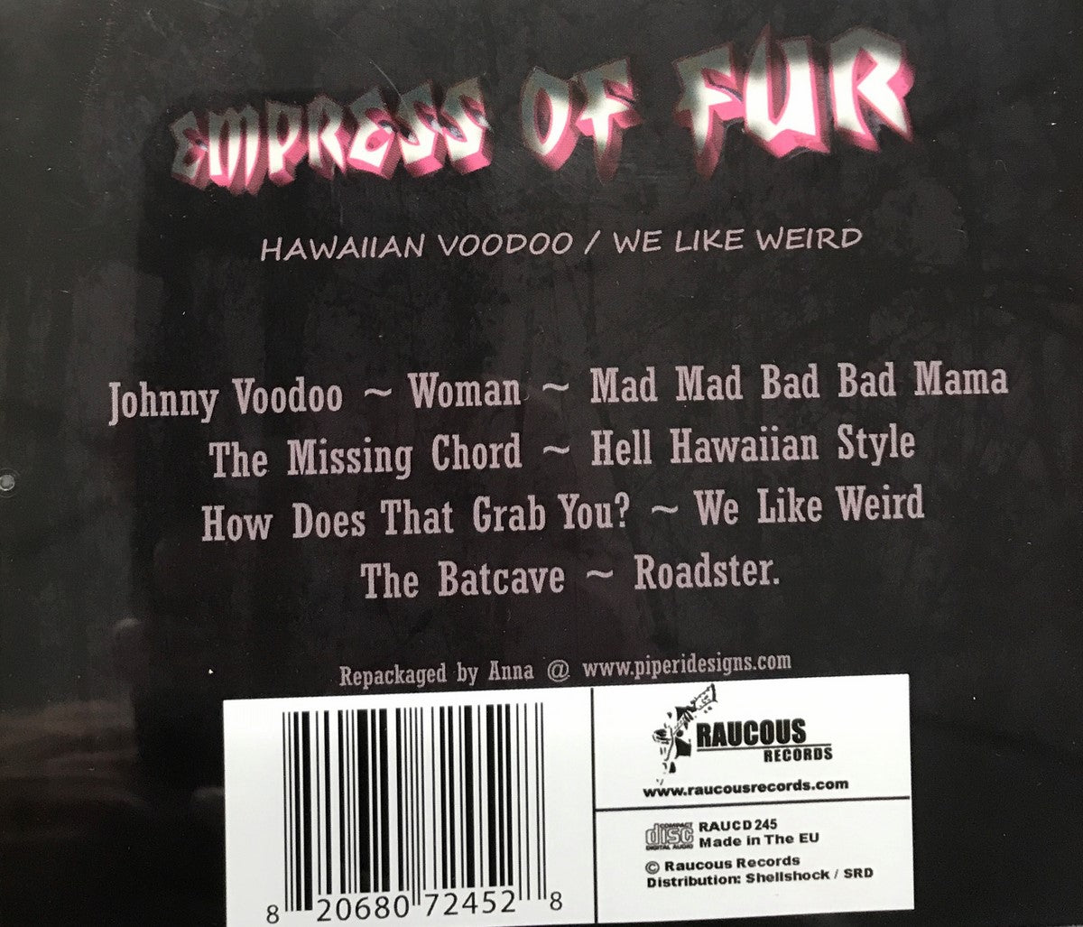 CD - Empress Of Fur - Hawaiian Voodoo & We...