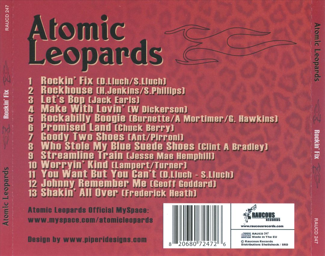 CD - Atomic Leopards - Rockin' Fix