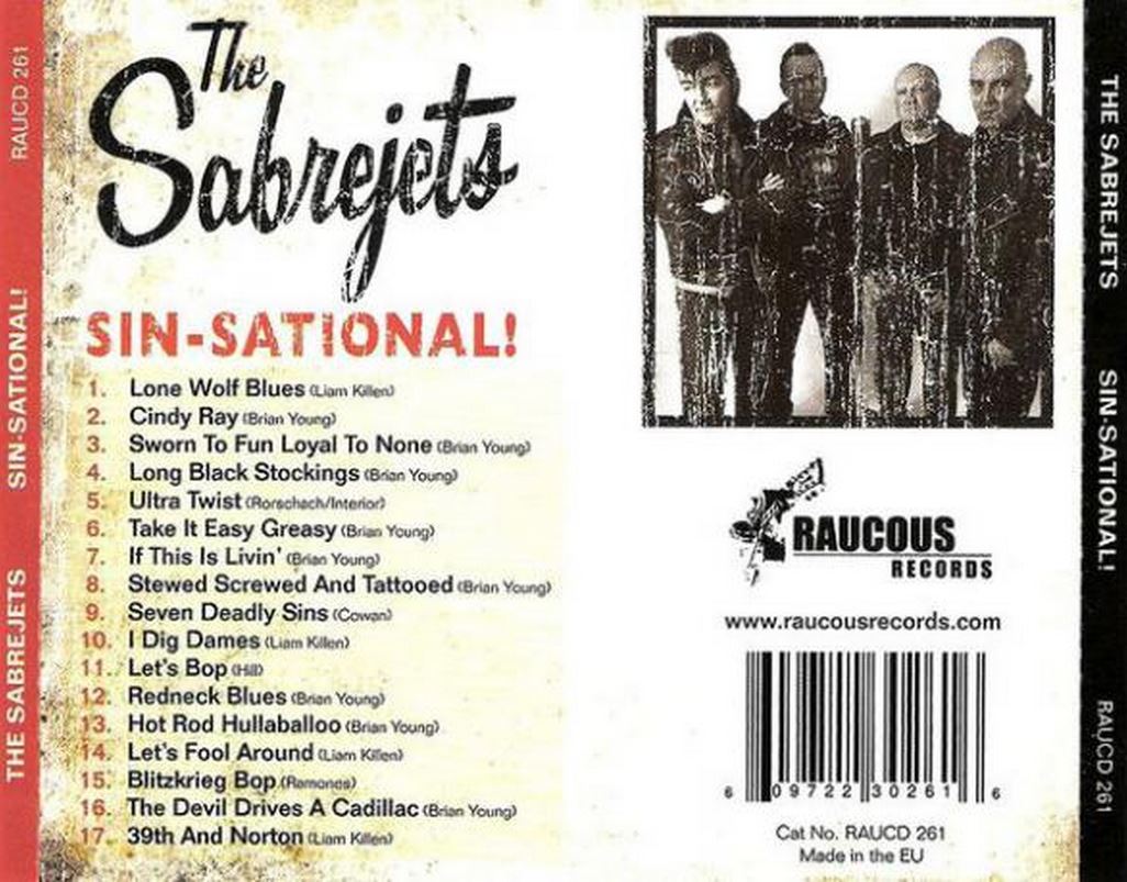 CD - Sabrejets - Sin-Sational