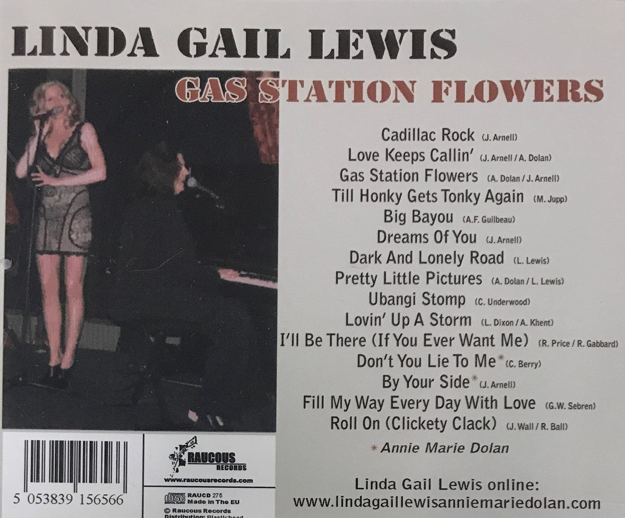 CD - Linda Gail Lewis - Gas Station Flowers