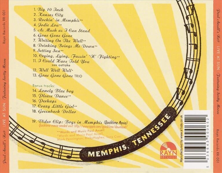 CD - Number Nine - Live At Sun