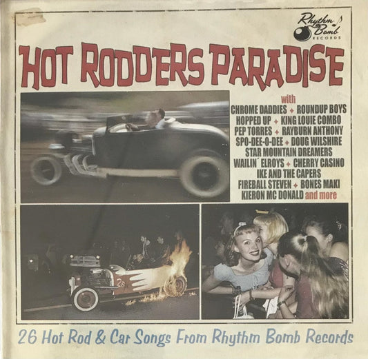 CD - VA - Hot Rodders Paradise - 26 Hot Rod & Cat Songs From Rhythm Bomb Records