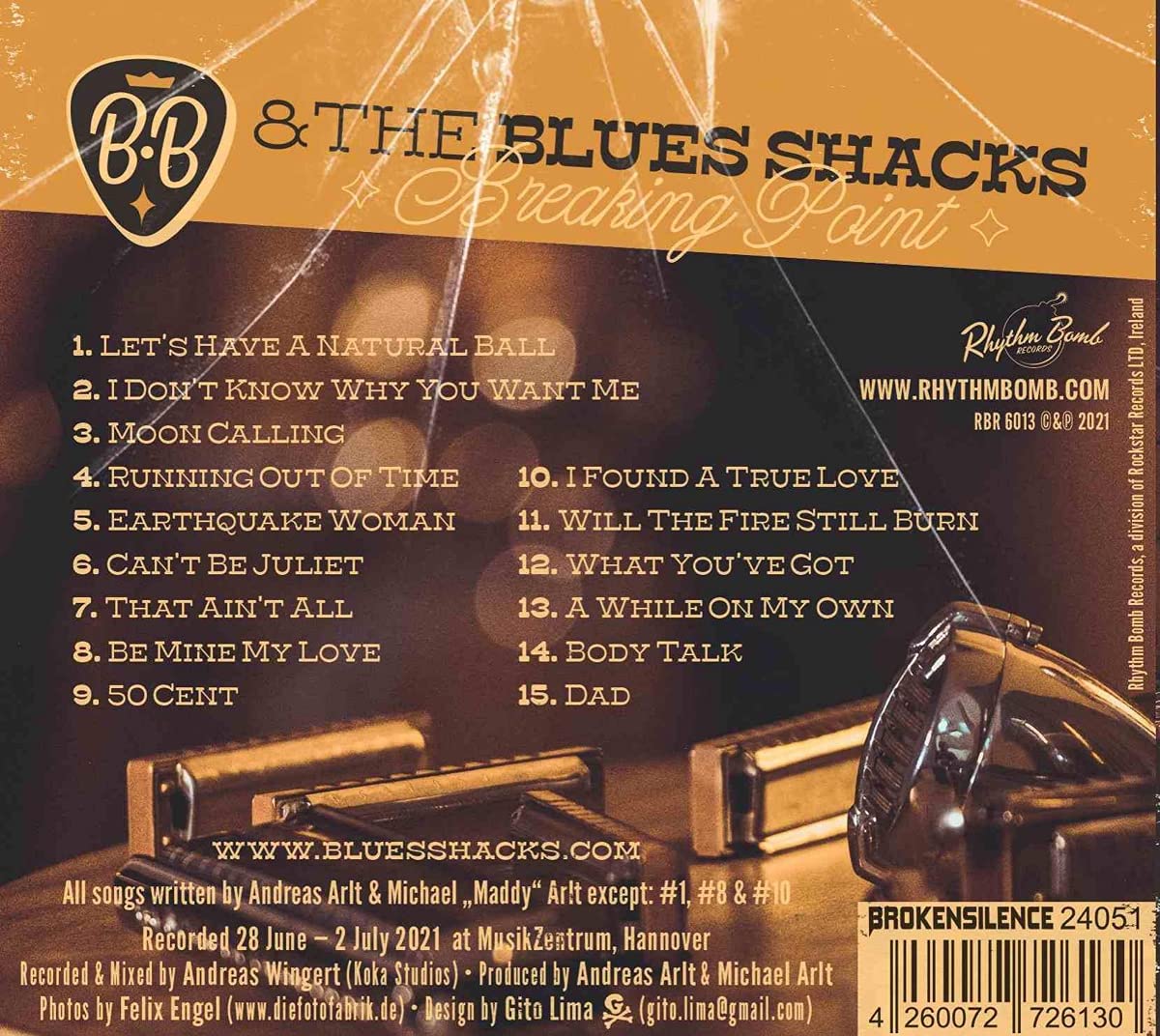 CD - B.B. And The Blues Shacks - Breaking Point