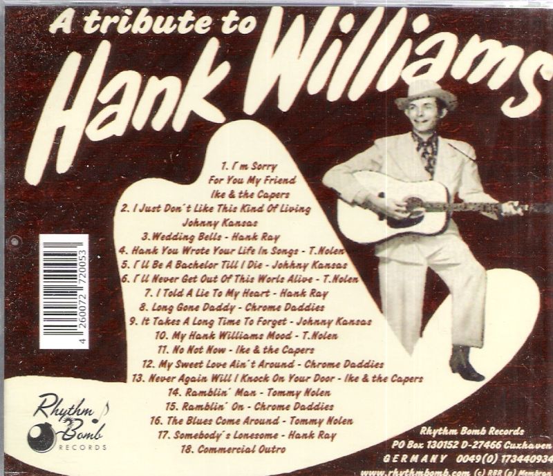 CD - VA - Ramblin Man - A Tribute To Hank Williams