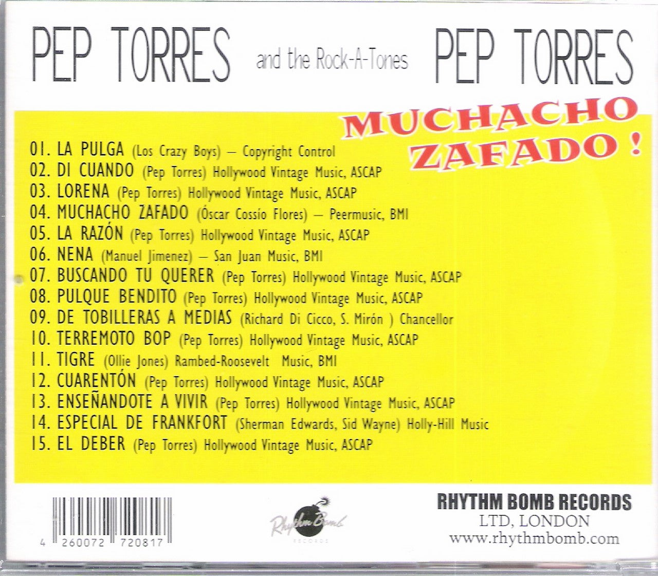 CD - Pep Torres - Muchacho Zafado