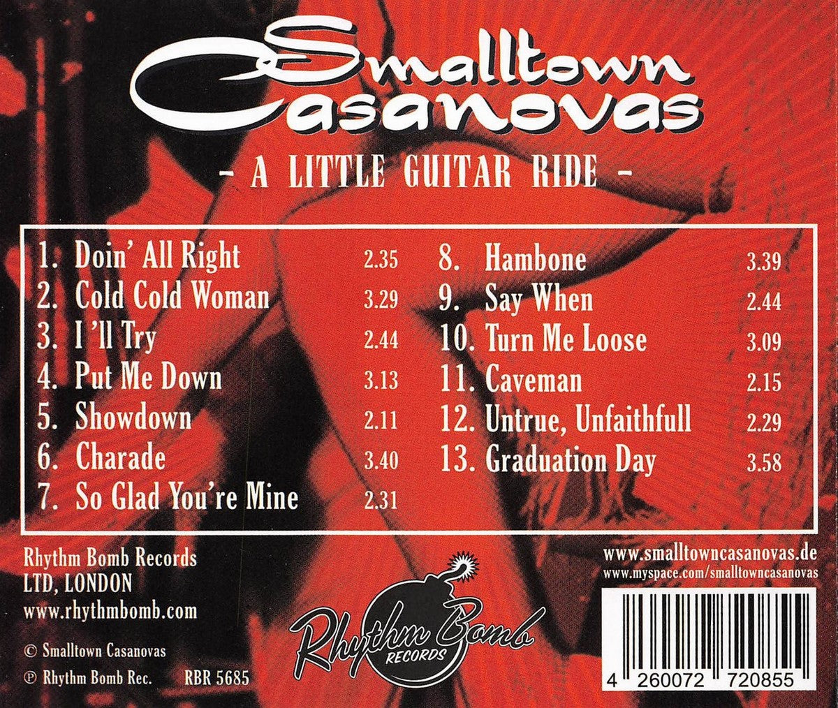 CD - Smalltown Casanovas - A Little Guitar Ride