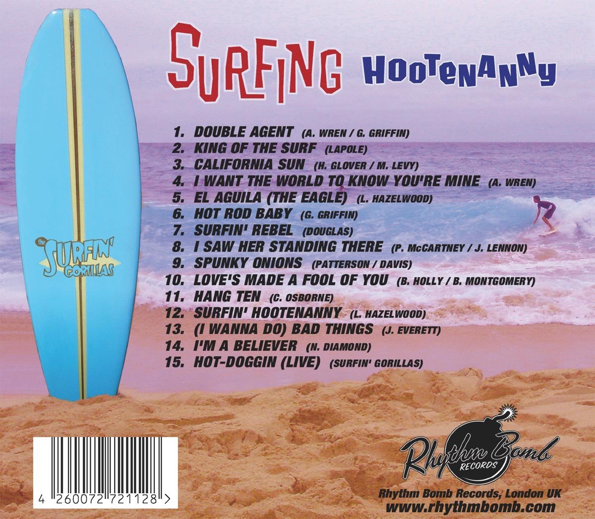 CD - Surfin' Gorillas - Surfing Hootenanny