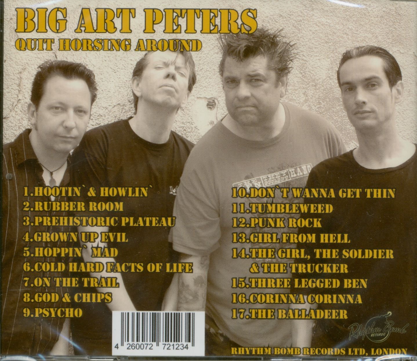 CD - Big Art Peters - Quit Horsing Arround