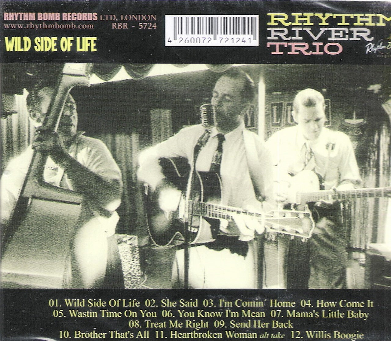 CD - Rhythm River Trio - Wild Side Of Life