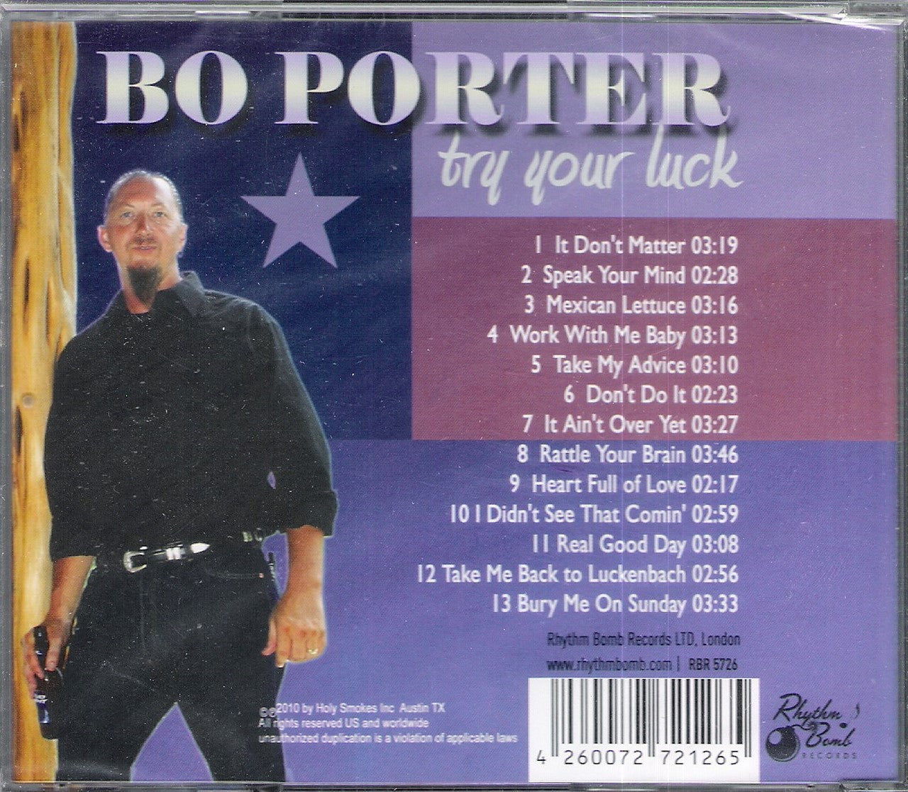 CD - Bo Porter - Try Your Luck