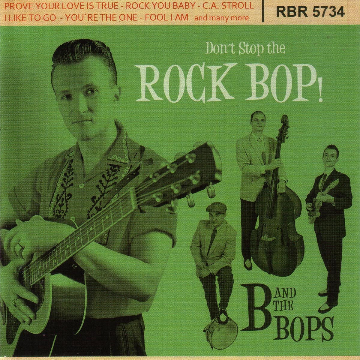 CD - B and the Bops - Don't Stop The Rock Bop