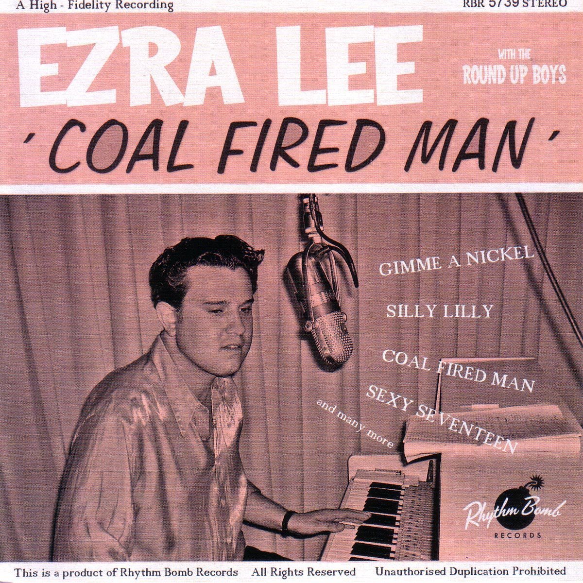 CD - Ezra Lee with The Round Up Boys - Coal Fired Man