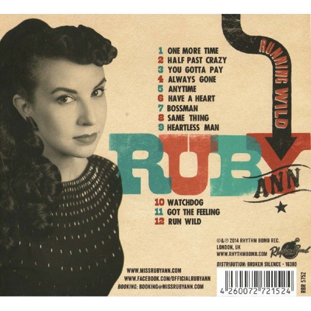 CD - Ruby Ann - Running Wild