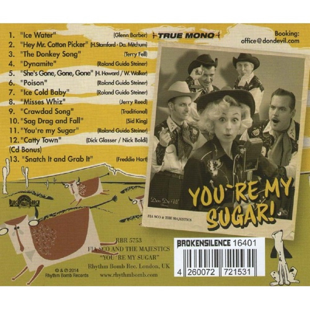 CD - Fia Sco & The Majestics - You're My Sugar!