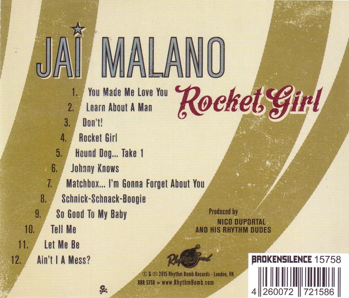 CD - Jai Malano - Rocket Girl with Nico Duportal