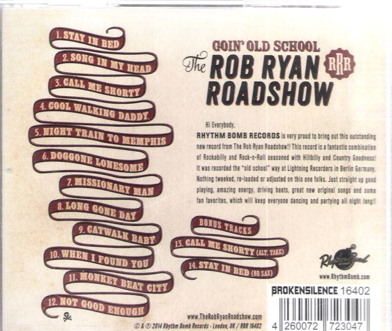 CD - Rob Ryan Roadshow - Goin Old School