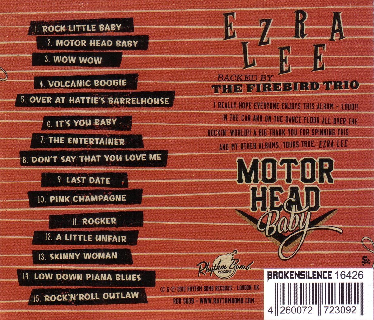 CD - Ezra Lee - Motorhead Baby