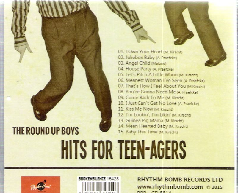 CD - Round Up Boys - Hits For Teen-Agers