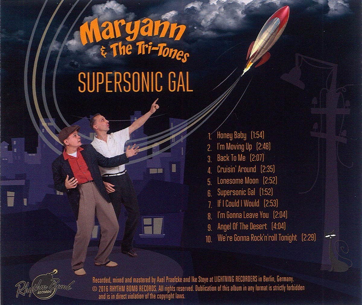 CD - Maryann & The Tri-Tones - Supersonic Gal