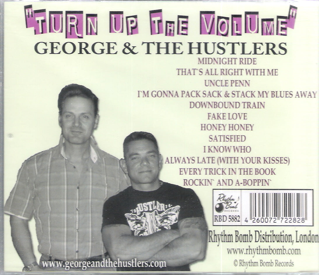 CD - George & The Hustlers - Turn Up The Volume