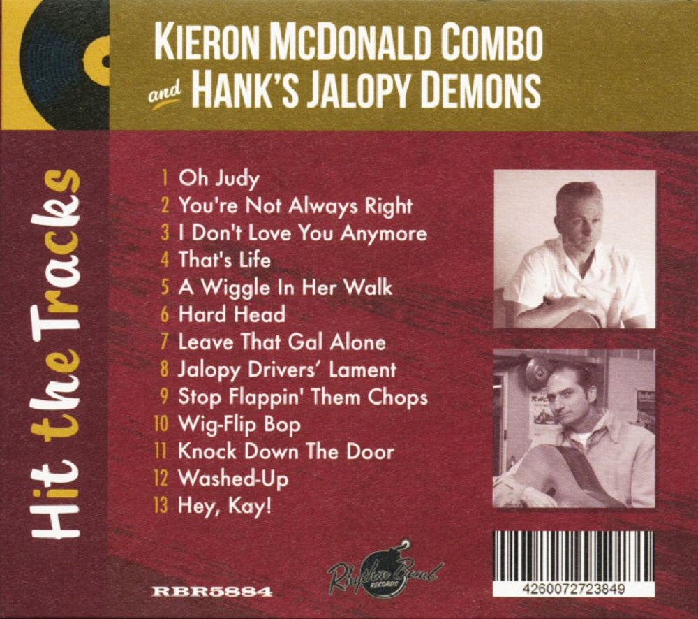 CD - Kieron McDonald Combo & Hank's Jalopy Demons - Hit The Tracks