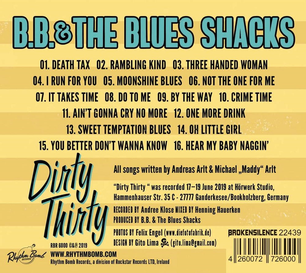 CD - B.B. & The Blues Shacks - Dirty Thirty