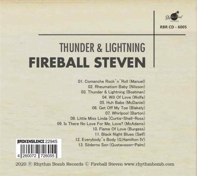 CD - Fireball Steven - Thunder & Lightning