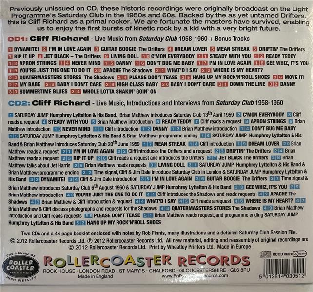 CD-2 - Cliff Richard With The Drifters & The Shadows - Let Me Tell You Baby ...It's Called Rock'n'Roll!