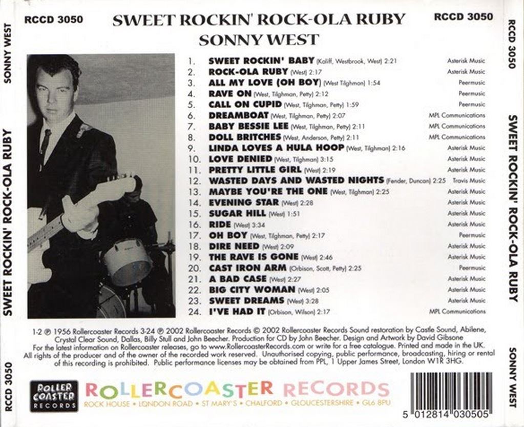 CD - Sonny West - Sweet Rockin' Rock-Ola Ruby