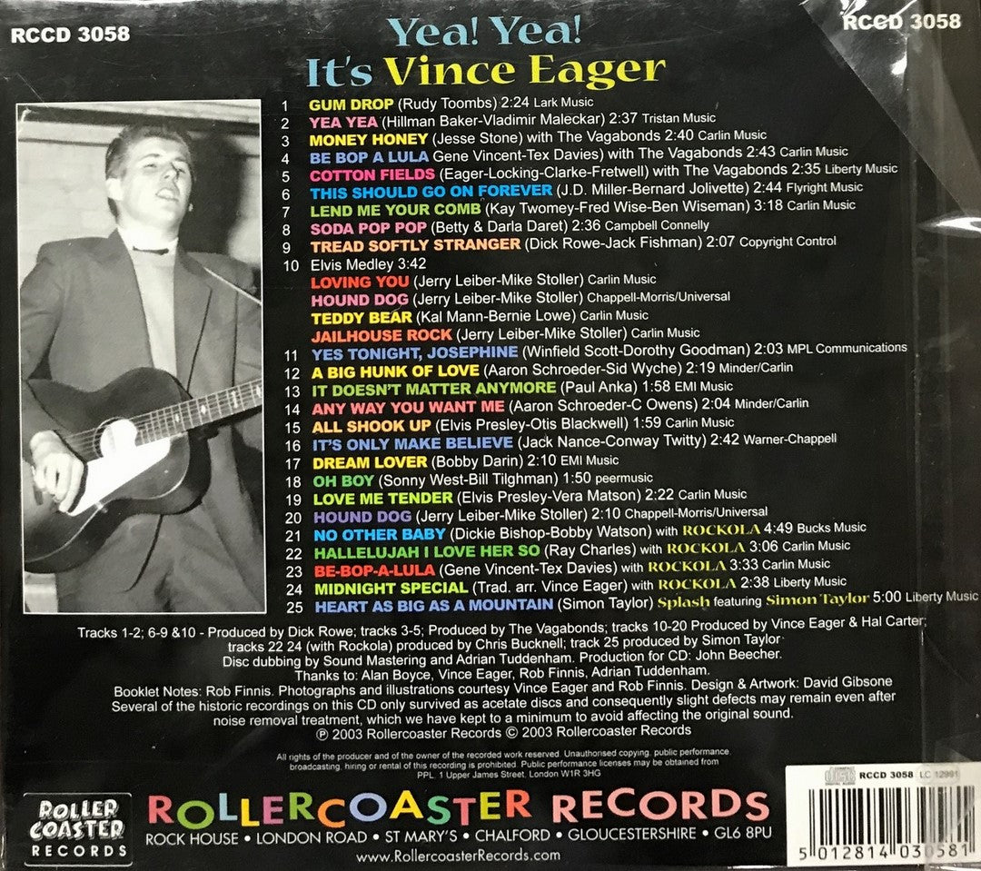 CD - Vince Eager - Yea! Yea! It's Vince Eager!