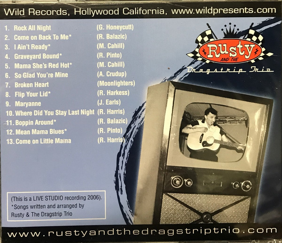 CD - Rusty And The Dragstrip Trio - I Ain't Ready