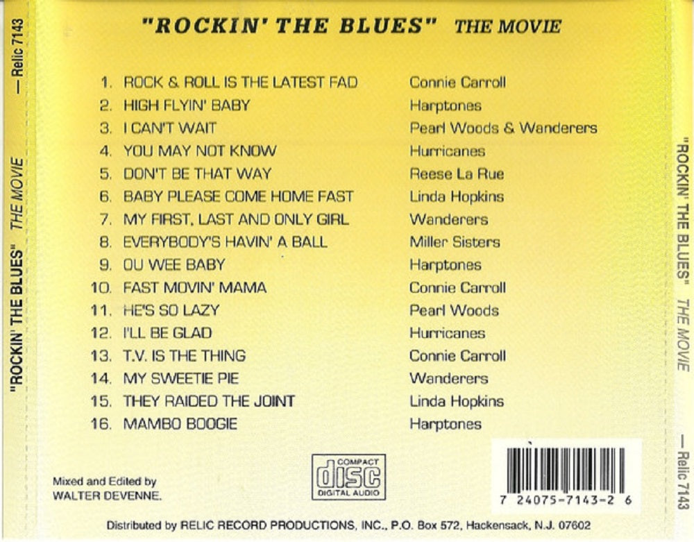 CD - VA - 'Rockin' The Blues' The Movie 