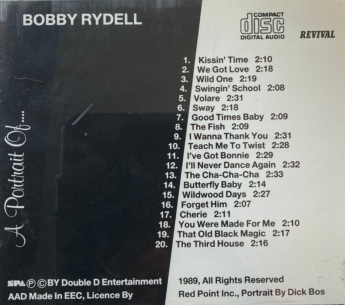 CD - Bobby Rydell - A Portrait Of ...