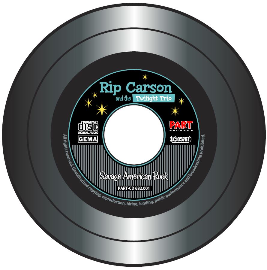 CD - Rip Carson & And The Twilight Trio - Savage American Rock