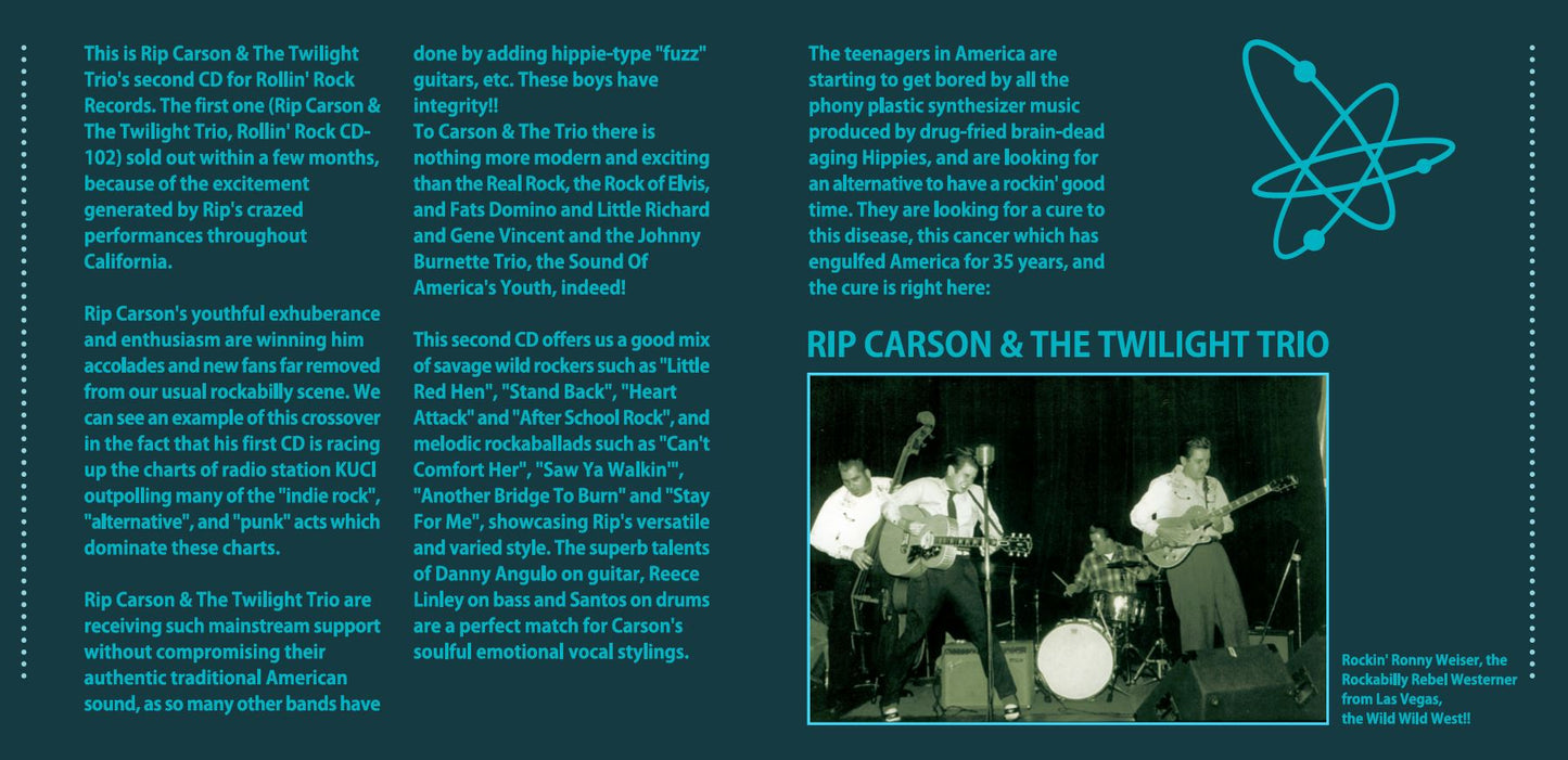 CD - Rip Carson & And The Twilight Trio - Stand Back