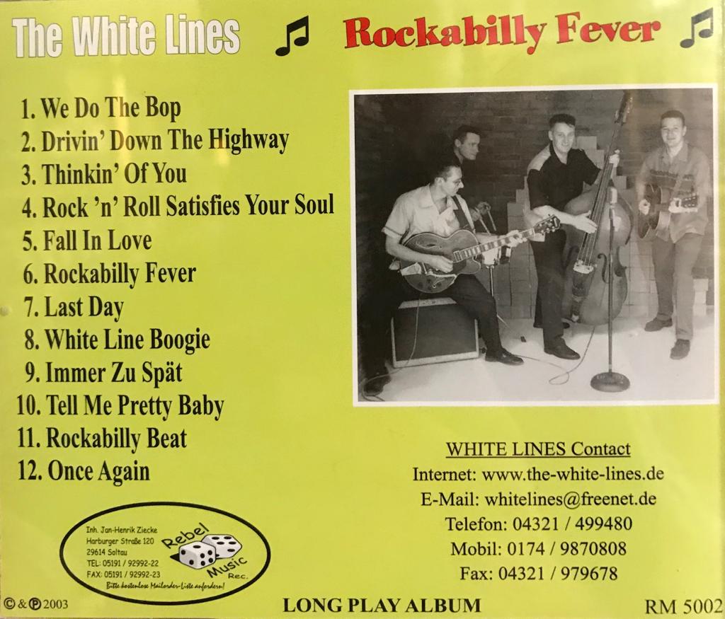 CD - White Lines - Rockabilly Fever