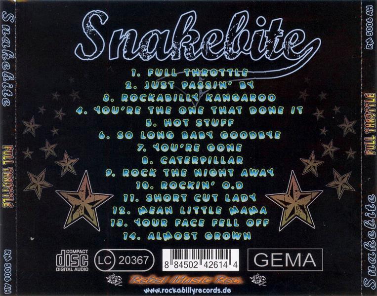CD - Snakebite - Full Throttle
