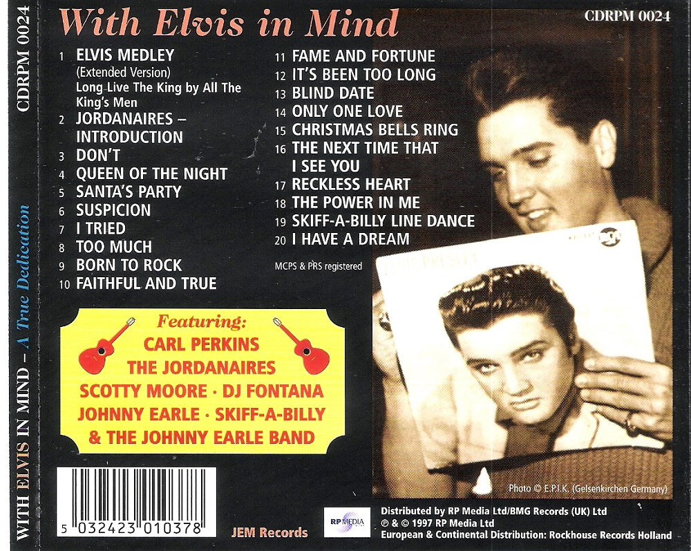 CD - VA - With Elvis In Mind - A True Dedication