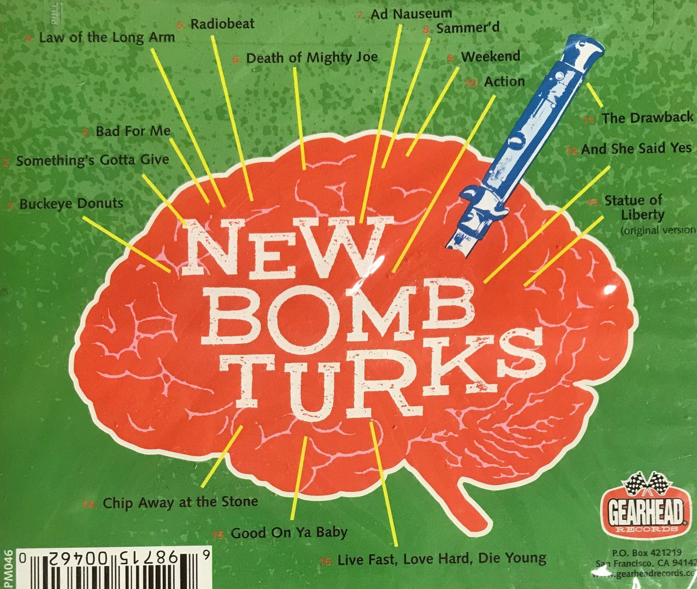 CD - New Bomb Turks - Switchblade Tongues, Butterknife Brains